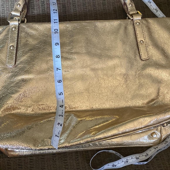 Kate Spade Gold Metallic Tote Bag - Picture 12 of 16